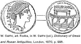 denarius of Lollius Palicanus