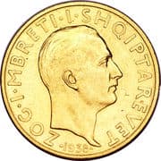 50 Franga Ari = 250 Lek