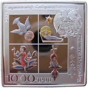 1000 Dram 1000 AMD = JPY 416