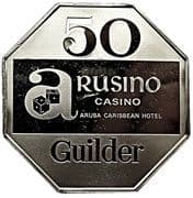 50 Guilder - Arusino Casino (Aruba Caribbean Hotel) - Aruba