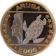 1 Euro - Beatrix - Aruba