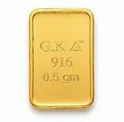 0.5 Gram - Gold Kinen (Bangla Gold - 916 Gold Bar) - Bangladesh