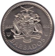 25 Cents 0.25 BBD = JPY 20