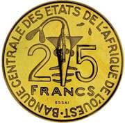 25 Francs CFA 25 XOF = JPY 7.00