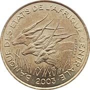 25 Francs CFA 25 XAF = JPY 6.99