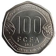 100 Francs CFA 100 XAF = JPY 28