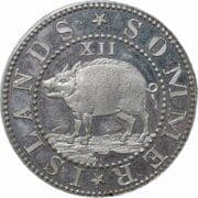 12 Pence (Sommer Islands; Hogge money replica) - Bermuda
