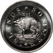 12 Pence (Sommer Islands; Hogge/Daalder replica) - Bermuda