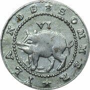 6 Pence (Sommer Islands; Hogge money replica) - Bermuda