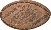 Elongated coin (Welcome to Bermuda) - Bermuda