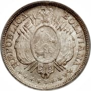 50 Centavos = ½ Boliviano