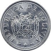 50 Centavos 0.50 BOB = JPY 11