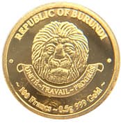 100 Francs 100 BIF = JPY 5.31