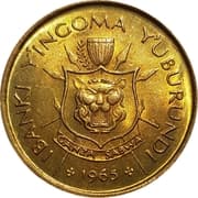 1 Franc 1 BIF = JPY 0.05