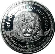 5000 Francs 5000 BIF = JPY 263