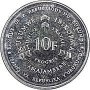 10 Francs 10 BIF = JPY 0.53