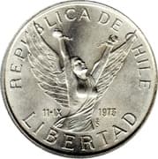 5 Pesos 5 CLP = JPY 0.90