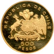 500 Pesos 500 CLP = JPY 91