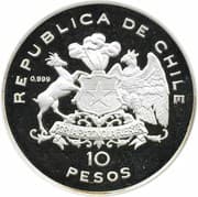 10 Pesos 10 CLP = JPY 1.82