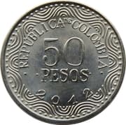 50 Pesos 50 COP = JPY 2.11