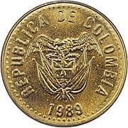 5 Pesos 5 COP = JPY 0.21