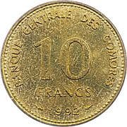 10 Francs 10 KMF = JPY 3.72