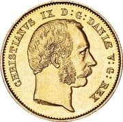 1 Christian d'Or = 5 Rigsdaler