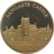 Golden World Coin - Sangaste Castle - Estonia
