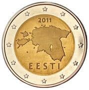 2 Euro - 2nd map (Replica) - Estonia