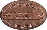 Elongated Coin - M/S Romantika - Estonia