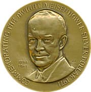 Medal - Dwight D. Eisenhower Dollar - United States