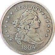 1 Dollar - Draped Bust Dollar (Heraldic Eagle) - United States