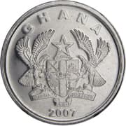 5 Pesewas 0.05 GHS = JPY 0.72