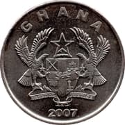 50 Pesewas 0.50 GHS = JPY 7.23