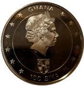 100 Sika - Elizabeth II (Queen Elizabeth the Queen Mother) - Ghana (1957-date)