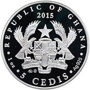 5 Cedis 5 GHS = JPY 73