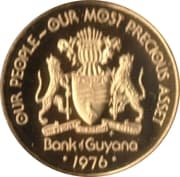 1 Cent 0.01 GYD = JPY 0.0075