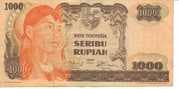 1000 Rupiah 1000 IDR = JPY 9.32