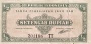 ½ Rupiah