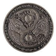 Bullion - Yin-Yang Tiger Ag Antiqued - Indonesia (1949-date)