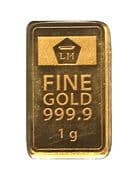 Bar - 1 Gram Gold (Logam Mulia) - Indonesia (1949-date)