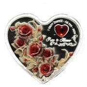 Bullion - Rose Heart (Proof Coloured) - Indonesia (1949-date)