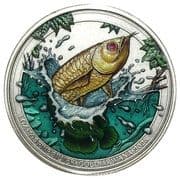 Bullion - Gold Arwana (Antique Enamel with Stone) - Indonesia (1949-date)