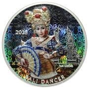 Bullion - Bali Dancer (Coloured Hologram) - Indonesia (1949-date)