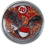 Bullion - Eagle: 80th Indonesian Independence Day (Antique Coloured) - Indonesia (1949-date)