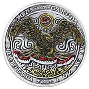 Bullion - Garuda (80th Indonesian Independence Day; Antique Coloured) - Indonesia (1949-date)