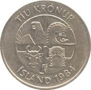 10 Krónur 10 ISK = JPY 13