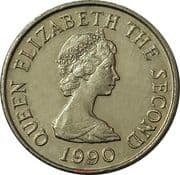 5 Pence 0.05 JEP = JPY 11