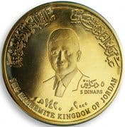 5 Dinars 5 JOD = JPY 1100