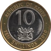 10 Shillings 10 KES = JPY 12